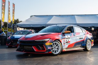 #77 Hyundai Elantra N1 TC EVO of Eric Kunz, Ricca Autosport, TC America Powered by Skip Barber Racing School, Barber Motorsports Park, Birmingham, AL, September 4-7, 2025.
 | SRO Motorsports Group