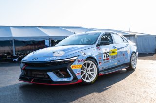 #76 Hyundai Elantra N1 TC EVO of PJ Groenke, Ricca Autosport, TC America Powered by Skip Barber Racing School, Barber Motorsports Park, Birmingham, AL, September 4-7, 2025.
 | SRO Motorsports Group