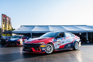 #75 Hyundai Elantra N1 TC EVO of Connor Attrell, Ricca Autosport, TC America Powered by Skip Barber Racing School, Barber Motorsports Park, Birmingham, AL, September 4-7, 2025.
 | SRO Motorsports Group