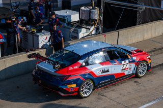 #77 Hyundai Elantra N1 TC EVO of Eric Kunz, Ricca Autosport, TC America Powered by Skip Barber Racing School, Barber Motorsports Park, Birmingham, AL, September 4-7, 2025.
 | SRO Motorsports Group