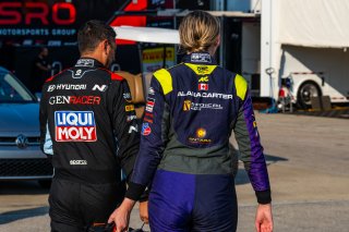 #74 Hyundai Elantra N1 TC EVO of Alana Carter, Ricca Autosport, TC America Powered by Skip Barber Racing School, Barber Motorsports Park, Birmingham, AL, September 4-7, 2025.
 | SRO Motorsports Group