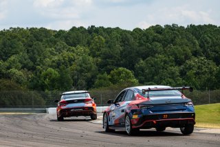 #74 Hyundai Elantra N1 TC EVO of Alana Carter, Ricca Autosport, TC America Powered by Skip Barber Racing School, Barber Motorsports Park, Birmingham, AL, September 4-7, 2025.
 | SRO Motorsports Group