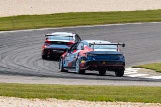#77 Hyundai Elantra N1 TC EVO of Eric Kunz, Ricca Autosport, TC America Powered by Skip Barber Racing School, Barber Motorsports Park, Birmingham, AL, September 4-7, 2025.
 | SRO Motorsports Group