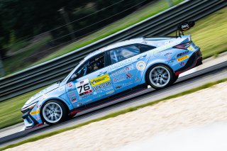 #76 Hyundai Elantra N1 TC EVO of PJ Groenke, Ricca Autosport, TC America Powered by Skip Barber Racing School, Barber Motorsports Park, Birmingham, AL, September 4-7, 2025.
 | SRO Motorsports Group