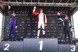 Podium at TC America Powered by Skip Barber Racing School, SRO America, Barber Motorsports Park, Birmingham, AL, September 4-7, 2025.
 | SRO Motorsports Group