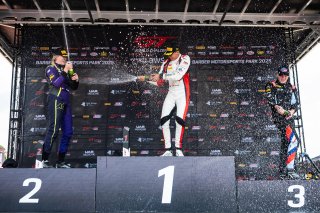 Podium at TC America Powered by Skip Barber Racing School, SRO America, Barber Motorsports Park, Birmingham, AL, September 4-7, 2025.
 | SRO Motorsports Group