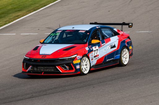 #77 Hyundai Elantra N1 TC EVO of Eric Kunz, Ricca Autosport, TC America Powered by Skip Barber Racing School, Barber Motorsports Park, Birmingham, AL, September 4-7, 2025.
 | SRO Motorsports Group