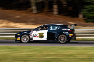 #69 Mazda 3 TC of Chris Taylor, FTG Racing, TC America Powered by Skip Barber Racing School, Barber Motorsports Park, Birmingham, AL, September 4-7, 2025.
 | SRO Motorsports Group