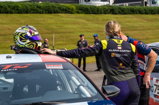 #74 Hyundai Elantra N1 TC EVO of Alana Carter, Ricca Autosport, TC America Powered by Skip Barber Racing School, Barber Motorsports Park, Birmingham, AL, September 4-7, 2025.
 | SRO Motorsports Group