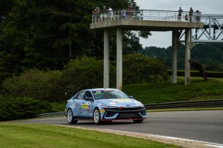 #76 Hyundai Elantra N1 TC EVO of PJ Groenke, Ricca Autosport, TC America Powered by Skip Barber Racing School, Barber Motorsports Park, Birmingham, AL, September 4-7, 2025.
 | SRO Motorsports Group