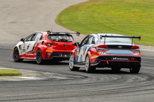 #74 Hyundai Elantra N1 TC EVO of Alana Carter, Ricca Autosport, TC America Powered by Skip Barber Racing School, Barber Motorsports Park, Birmingham, AL, September 4-7, 2025.
 | SRO Motorsports Group
