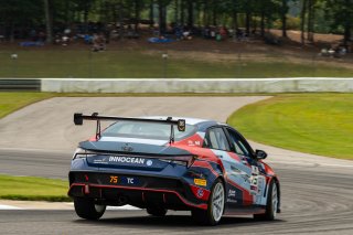 #75 Hyundai Elantra N1 TC EVO of Connor Attrell, Ricca Autosport, TC America Powered by Skip Barber Racing School, Barber Motorsports Park, Birmingham, AL, September 4-7, 2025.
 | SRO Motorsports Group