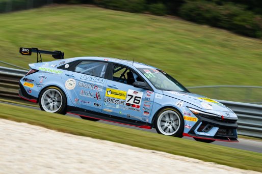 #76 Hyundai Elantra N1 TC EVO of PJ Groenke, Ricca Autosport, TC America Powered by Skip Barber Racing School, Barber Motorsports Park, Birmingham, AL, September 4-7, 2025.
 | SRO Motorsports Group