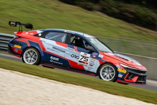 #75 Hyundai Elantra N1 TC EVO of Connor Attrell, Ricca Autosport, TC America Powered by Skip Barber Racing School, Barber Motorsports Park, Birmingham, AL, September 4-7, 2025.
 | SRO Motorsports Group