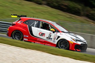 #3 Toyota GR Corolla TC of Antonio Constantino, JMF Motorsports, TC America Powered by Skip Barber Racing School, Barber Motorsports Park, Birmingham, AL, September 4-7, 2025.
 | SRO Motorsports Group