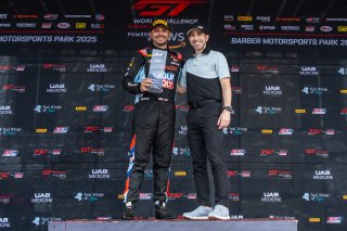 Podium at TC America Powered by Skip Barber Racing School, SRO America, Barber Motorsports Park, Birmingham, AL, September 4-7, 2025.
 | SRO Motorsports Group