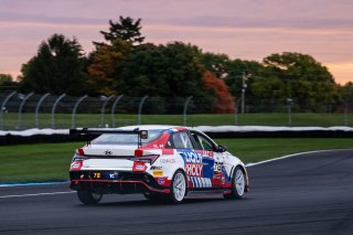 #78 Hyundai Elantra N1 TC of Jeff Ricca, Ricca Autosport, TC America Powered by Skip Barber Racing School, Indianapolis Motor Speedway, Indianapolis, IN, October 16-19, 2025.
 | SRO Motorsports Group