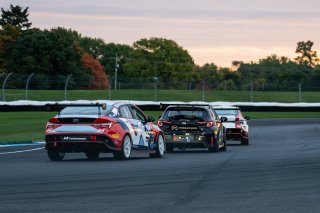 #74 Hyundai Elantra N1 TC EVO of Alana Carter, Ricca Autosport, TC America Powered by Skip Barber Racing School, Indianapolis Motor Speedway, Indianapolis, IN, October 16-19, 2025.
 | SRO Motorsports Group