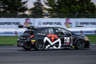 #61 Toyota GR Corolla TC of James Kilmas, Skip Barber Racing, TC America Powered by Skip Barber Racing School, Indianapolis Motor Speedway, Indianapolis, IN, October 16-19, 2025.
 | SRO Motorsports Group