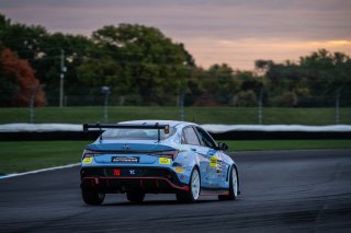 #76 Hyundai Elantra N1 TC EVO of PJ Groenke, Ricca Autosport, TC America Powered by Skip Barber Racing School, Indianapolis Motor Speedway, Indianapolis, IN, October 16-19, 2025.
 | SRO Motorsports Group