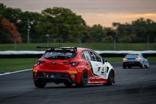 #4 Toyota GR Corolla TC of Jonathon Neudorf, JMF Motorsports, TC America Powered by Skip Barber Racing School, Indianapolis Motor Speedway, Indianapolis, IN, October 16-19, 2025.
 | SRO Motorsports Group