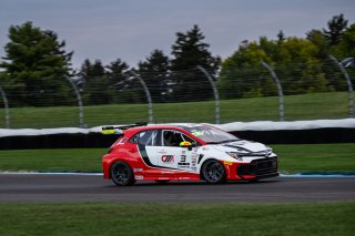 #3 Toyota GR Corolla TC of Antonio Constantino, JMF Motorsports, TC America Powered by Skip Barber Racing School, Indianapolis Motor Speedway, Indianapolis, IN, October 16-19, 2025.
 | SRO Motorsports Group
