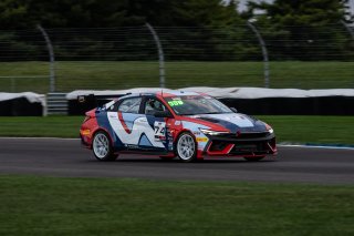 #74 Hyundai Elantra N1 TC EVO of Alana Carter, Ricca Autosport, TC America Powered by Skip Barber Racing School, Indianapolis Motor Speedway, Indianapolis, IN, October 16-19, 2025.
 | SRO Motorsports Group