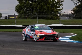 #75 Hyundai Elantra N1 TC EVO of Connor Attrell, Ricca Autosport, TC America Powered by Skip Barber Racing School, Indianapolis Motor Speedway, Indianapolis, IN, October 16-19, 2025.
 | SRO Motorsports Group