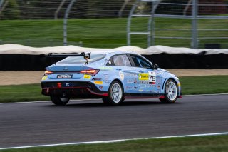 #76 Hyundai Elantra N1 TC EVO of PJ Groenke, Ricca Autosport, TC America Powered by Skip Barber Racing School, Indianapolis Motor Speedway, Indianapolis, IN, October 16-19, 2025.
 | SRO Motorsports Group