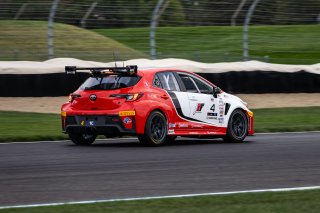 #4 Toyota GR Corolla TC of Jonathon Neudorf, JMF Motorsports, TC America Powered by Skip Barber Racing School, Indianapolis Motor Speedway, Indianapolis, IN, October 16-19, 2025.
 | SRO Motorsports Group