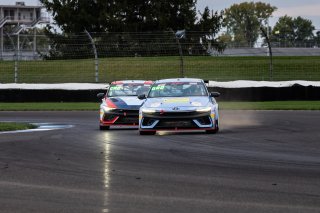 #76 Hyundai Elantra N1 TC EVO of PJ Groenke, Ricca Autosport, TC America Powered by Skip Barber Racing School, Indianapolis Motor Speedway, Indianapolis, IN, October 16-19, 2025.
 | SRO Motorsports Group