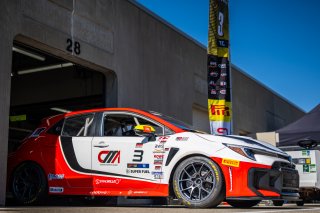 #3 Toyota GR Corolla TC of Antonio Constantino, JMF Motorsports, TC America Powered by Skip Barber Racing School, Indianapolis Motor Speedway, Indianapolis, IN, October 16-19, 2025.#3 Toyota GR Corolla TC of Antonio Constantino, 2025.
 | Jason Doudt / SRO Motorsports Group