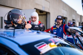 #76 Hyundai Elantra N1 TC EVO of PJ Groenke, Ricca Autosport, TC America Powered by Skip Barber Racing School, Indianapolis Motor Speedway, Indianapolis, IN, October 16-19, 2025.
 | Jason Doudt / SRO Motorsports Group