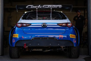 #71 Mazda 3 TC of Joey Jordan, FTG Racing, TC America Powered by Skip Barber Racing School, Indianapolis Motor Speedway, Indianapolis, IN, October 16-19, 2025.
 | Jason Doudt / SRO Motorsports Group