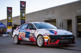 #78 Hyundai Elantra N1 TC of Jeff Ricca, Ricca Autosport, TC America Powered by Skip Barber Racing School, Indianapolis Motor Speedway, Indianapolis, IN, October 16-19, 2025.
 | Jason Doudt / SRO Motorsports Group