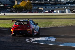 #3 Toyota GR Corolla TC of Antonio Constantino, JMF Motorsports, TC America Powered by Skip Barber Racing School, Indianapolis Motor Speedway, Indianapolis, IN, October 16-19, 2025.
 | Jason Doudt / SRO Motorsports Group