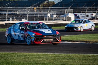 #79 Hyundai Elantra N1 TC of CJ Sepulveda, Ricca Autosport, TC America Powered by Skip Barber Racing School, Indianapolis Motor Speedway, Indianapolis, IN, October 16-19, 2025.
 | Jason Doudt / SRO Motorsports Group