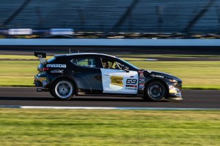 #69 Mazda 3 TC of Chris Taylor, FTG Racing, TC America Powered by Skip Barber Racing School, Indianapolis Motor Speedway, Indianapolis, IN, October 16-19, 2025.
 | Jason Doudt / SRO Motorsports Group