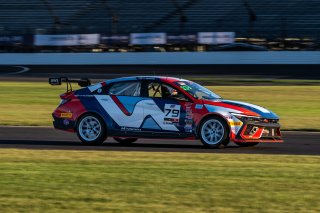 #79 Hyundai Elantra N1 TC of CJ Sepulveda, Ricca Autosport, TC America Powered by Skip Barber Racing School, Indianapolis Motor Speedway, Indianapolis, IN, October 16-19, 2025.
 | Jason Doudt / SRO Motorsports Group