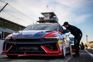 #74 Hyundai Elantra N1 TC EVO of Alana Carter, Ricca Autosport, TC America Powered by Skip Barber Racing School, Indianapolis Motor Speedway, Indianapolis, IN, October 16-19, 2025.
 | SRO Motorsports Group
