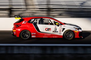 #3 Toyota GR Corolla TC of Antonio Constantino, JMF Motorsports, TC America Powered by Skip Barber Racing School, Indianapolis Motor Speedway, Indianapolis, IN, October 16-19, 2025.
 | SRO Motorsports Group