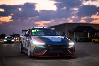 #74 Hyundai Elantra N1 TC EVO of Alana Carter, Ricca Autosport, TC America Powered by Skip Barber Racing School, Indianapolis Motor Speedway, Indianapolis, IN, October 16-19, 2025.
 | SRO Motorsports Group