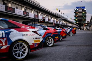 #77 Hyundai Elantra N1 TC EVO of Eric Kunz, Ricca Autosport, TC America Powered by Skip Barber Racing School, Indianapolis Motor Speedway, Indianapolis, IN, October 16-19, 2025.
 | SRO Motorsports Group