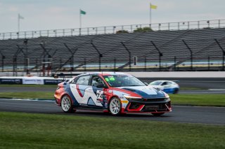 #74 Hyundai Elantra N1 TC EVO of Alana Carter, Ricca Autosport, TC America Powered by Skip Barber Racing School, Indianapolis Motor Speedway, Indianapolis, IN, October 16-19, 2025.
 | SRO Motorsports Group
