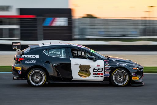 #69 Mazda 3 TC of Chris Taylor, FTG Racing, TC America Powered by Skip Barber Racing School, Indianapolis Motor Speedway, Indianapolis, IN, October 16-19, 2025.
 | SRO Motorsports Group