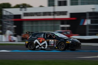 #61 Toyota GR Corolla TC of James Kilmas, Skip Barber Racing, TC America Powered by Skip Barber Racing School, Indianapolis Motor Speedway, Indianapolis, IN, October 16-19, 2025.
 | SRO Motorsports Group