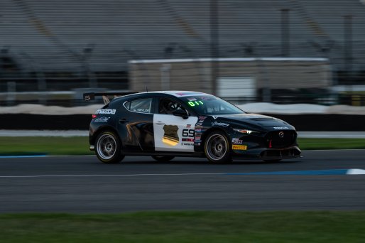 #69 Mazda 3 TC of Chris Taylor, FTG Racing, TC America Powered by Skip Barber Racing School, Indianapolis Motor Speedway, Indianapolis, IN, October 16-19, 2025.
 | SRO Motorsports Group
