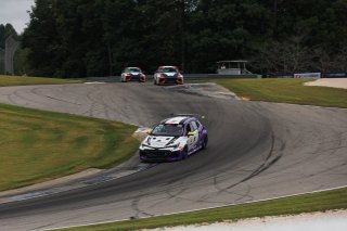 #4 Toyota GR Corolla TC of Braydon Arthur, JMF Motorsports, #8 Hyundai Elantra N1 TC EVO of Justin Gravett, Ricca Autosport, #78 Hyundai Elantra N1 TC EVO of Matan Rosenberg, TC America, TC, SRO America, Barber Motorsport Park, Leeds, AL, Sept 24 - 27, 20 | Andrew Miterko Photography LLC &copy;2026