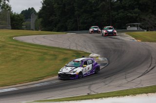 #4 Toyota GR Corolla TC of Braydon Arthur, JMF Motorsports, #8 Hyundai Elantra N1 TC EVO of Justin Gravett, Ricca Autosport #78 Hyundai Elantra N1 TC EVO of Matan Rosenberg, Ricca Autosport, TC America, TC, SRO America, Barber Motorsport Park, Leeds, AL,  | Andrew Miterko Photography LLC &copy;2026