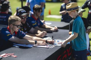 Autograph Session, #78 Hyundai Elantra N1 TC EVO of Matan Rosenberg, Ricca Autosport, TC America, TC, SRO America, Barber Motorsport Park, Leeds, AL, Sept 24 - 27, 2026
 | Fred Hardy | Echo & Origin | www.echoandorigin.studio &copy;2026